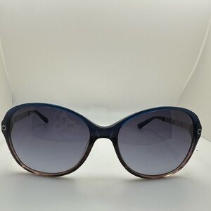 Bebe Kicking It Blue Brown Tortoise Sunglasses